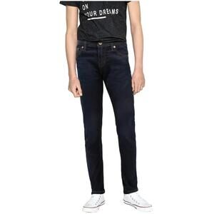 CULTURA  Boy's Super Flex skinny Jeans, Dk Blue, 18